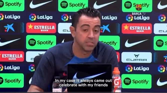 Vorschaubild für Xavi talked about Vinicius Jr's celebrations