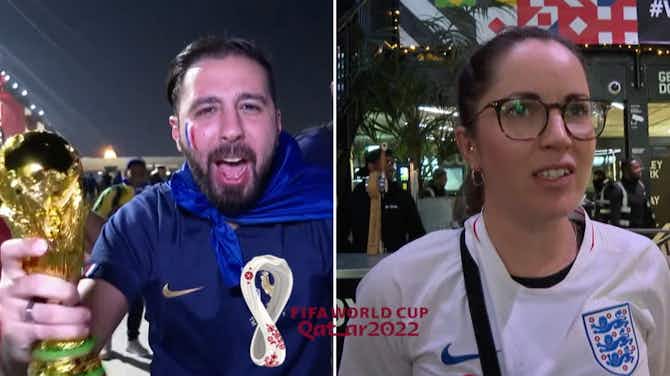 Vorschaubild für Frankreich-Fans jubeln - England-Anhänger hadern mit Schiedsrichter