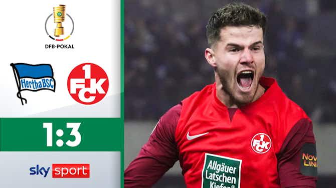Vorschaubild für Lautern eiskalt! | Hertha BSC - 1. FC Kaiserslautern | Highlights - Viertelfinale | DFB Pokal 23/24