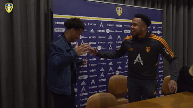 Preview image for Behind the scenes: Weston McKennie's first day at Leeds United