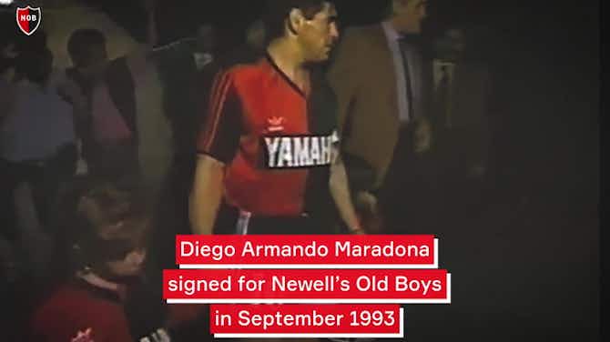 Vorschaubild für Maradona’s return to Argentina to play for Newell’s
