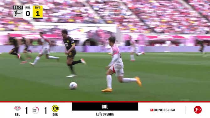 Imagem de visualização para RB Leipzig - Borussia Dortmund 1 - 1 | GOL - Loïs Openda