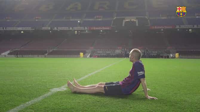 Imagen de vista previa para Cuando Iniesta jugó su último partido con el Barça