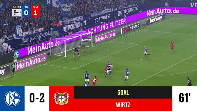 Imagem de visualização para Schalke 04 - Bayer Leverkusen 0 - 2 | Golo - Florian Wirtz