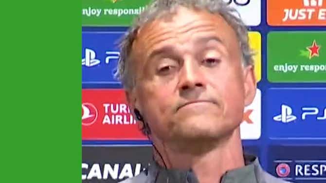 Anteprima immagine per Luis Enrique on what will happen if PSG don't make it to the final