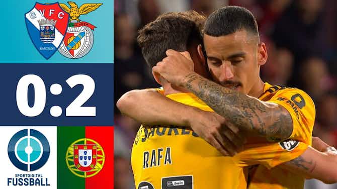 Vorschaubild für Chiquinho erlöst Benfica! Arbeitssieg mit viel Mühe! | FC Gil Vicente - Benfica Lissabon  