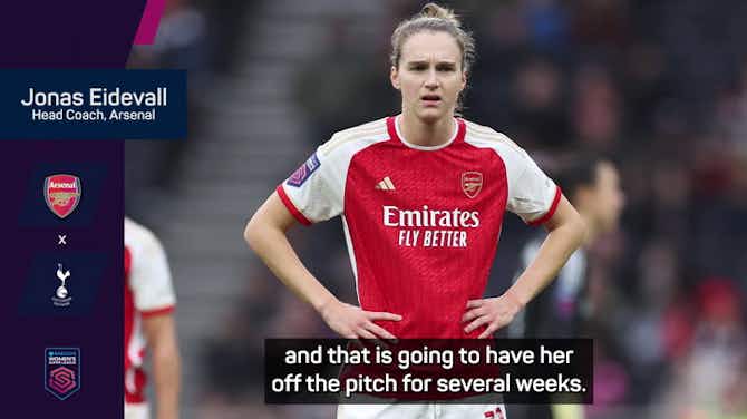 Preview image for Arsenal star Miedema sidelined for 'several weeks' with minor knee surgery