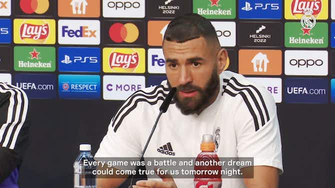 Vorschaubild für Karim Benzema: 'Another dream could come true for us tomorrow night'