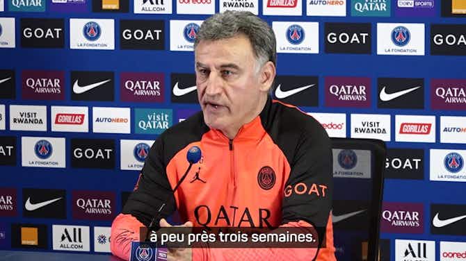 Image d'aperçu pour PSG - Galtier sur la blessure de Mbappé : "À partir du moment où vous jouez, il y a toujours une part de risque"