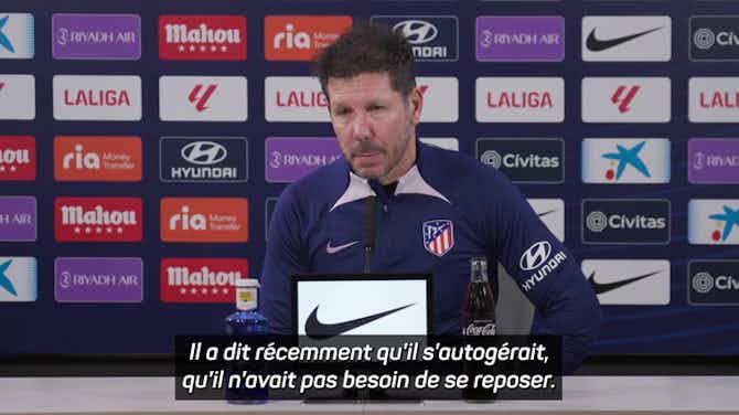 Vorschaubild für  Atlético - Simeone : “On ne va pas du tout forcer avec Griezmann”