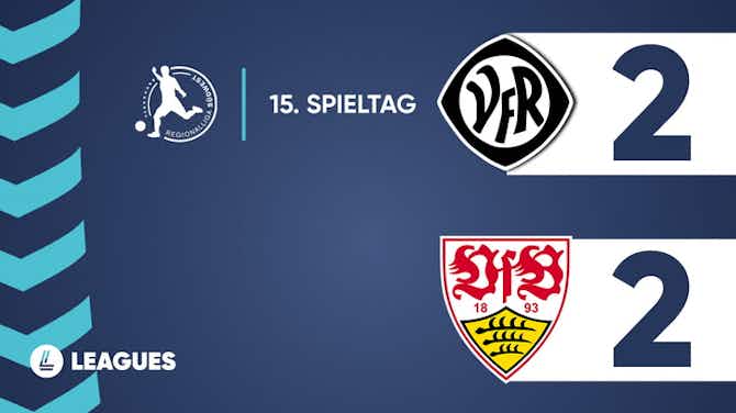 Vorschaubild für Regionalliga Südwest - VfR Aalen 2:2 VfB Stuttgart II