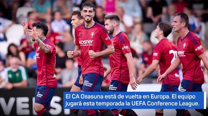 Imagen de vista previa para  El Osasuna disputará la Conference League