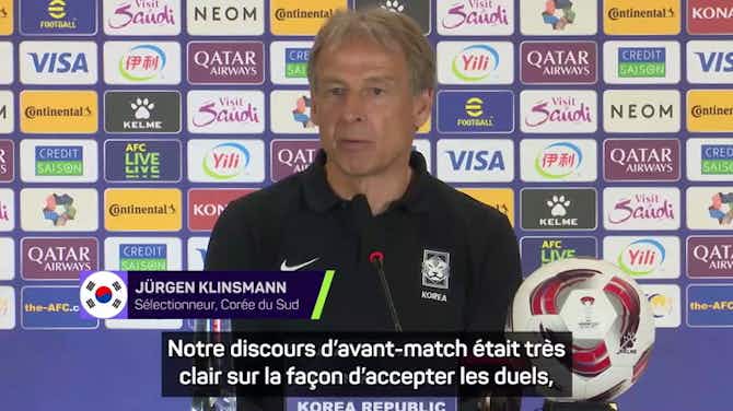 Image d'aperçu pour Corée du Sud - Klinsmann : “Je suis très déçu et je suis en colère”