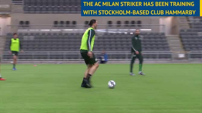 Preview image for Zlatan trains with Swedish side Hammarby