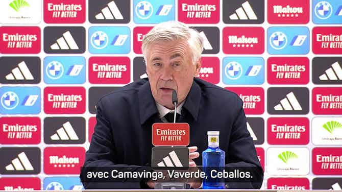 Image d'aperçu pour 21e j. - Ancelotti sur le choix Camavinga : "Je voulais des joueurs frais"