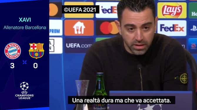 Anteprima immagine per Champions, Barcellona out. Xavi: "Realtà dura che va accettata"