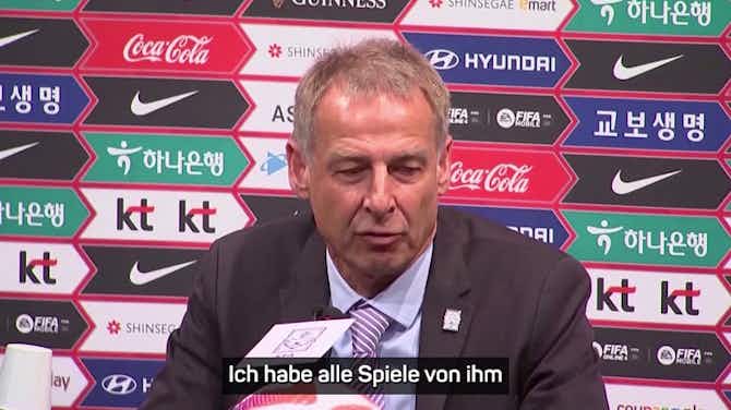 Vorschaubild für Klinsmann freut sich auf Son und Andi Herzog