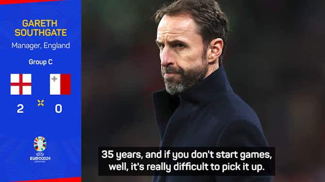 Anteprima immagine per 'Not the level' - Southgate on England performance