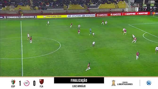 Imagen de vista previa para Palestino - Flamengo 1 - 0 | BOLA NA TRAVE- Luiz Araújo