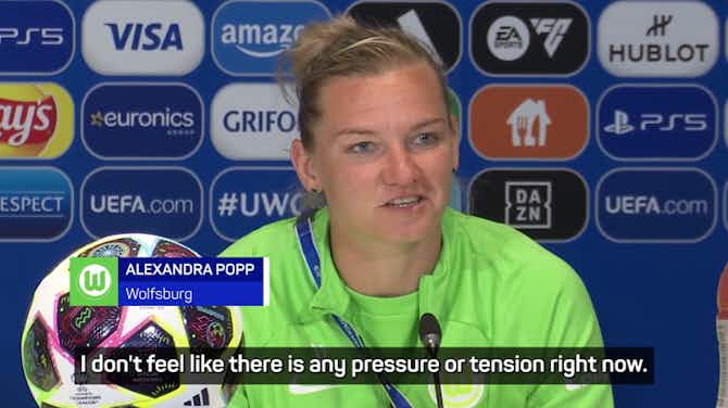 Preview image for Wolfsburg 'not feeling pressure' ahead of final against Barcelona - Popp