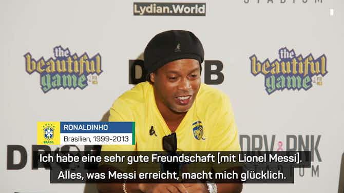 Vorschaubild für Messi oder Brasilien? Ronaldinho verrät WM-Wunsch