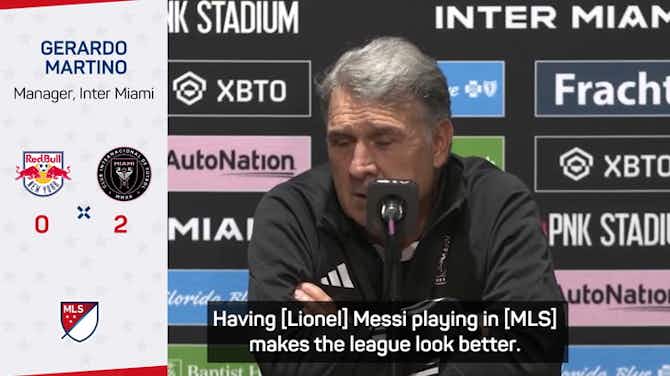 Preview image for No one has had a bigger impact on MLS than Messi - Martino