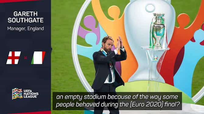 Preview image for Stadium ban embarrassing for England 'as a country' - Southgate