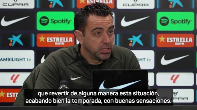 Anteprima immagine per Xavi: "Nos jugamos poder ganar un título la próxima temporada"