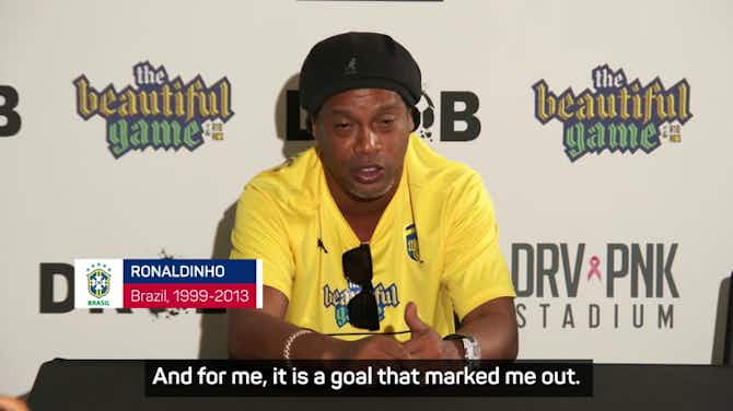 Preview image for 2002 World Cup goal against England 'marked me out' - Ronaldinho