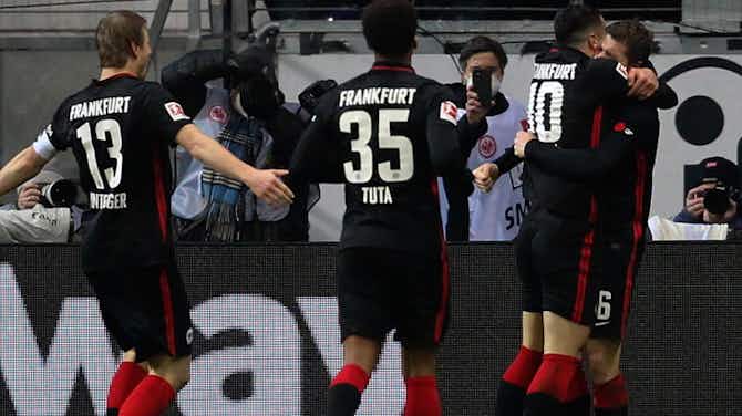 Vorschaubild für 5:2 nach 0:2: Frankfurt dreht gegen Leverkusen auf