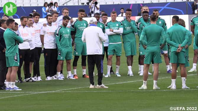 Vorschaubild für Real Madrid get ready for Champions League final at Stade de France