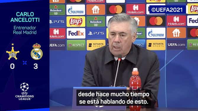 Imagen de vista previa para Ancelotti: "Benzema está tranquilo y focalizado en su trabajo"