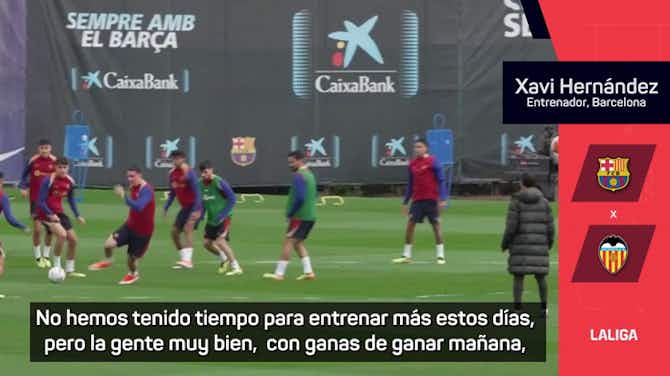 Vorschaubild für Xavi, en titulares: "¿Vitor Roque? Decidiremos a final de temporada"