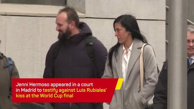 Anteprima immagine per Jenni Hermoso testifies in court over Luis Rubiales' World Cup kiss