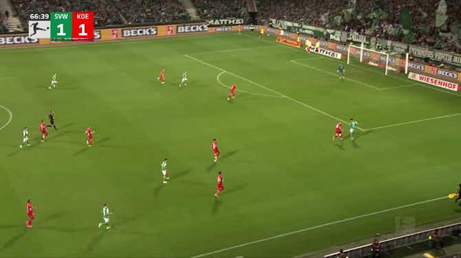 Imagem de visualização para Werder Bremen - Colônia 2 - 1 | GOL - Justin Njinmah