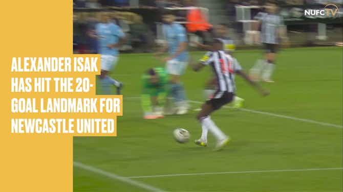 Preview image for Isak follows in Shearer's footsteps