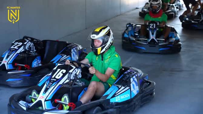 Preview image for FC Nantes players enjoy a karting session