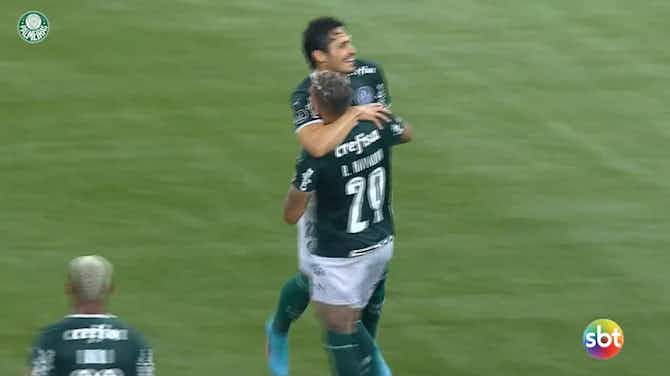 Preview image for Raphael Veiga's impressive volley vs Independiente Petrolero