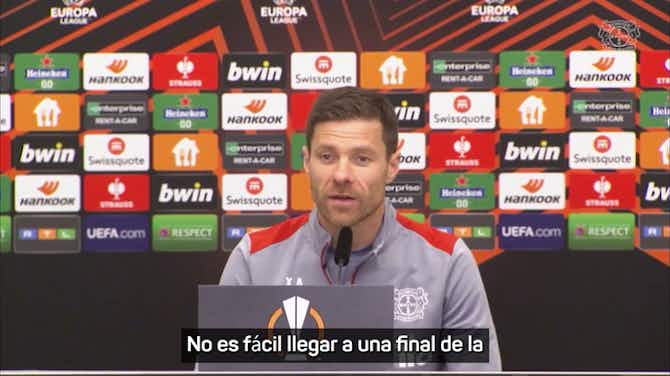 Vorschaubild für Xabi Alonso: "Necesitamos mentalidad y concentración mañana"