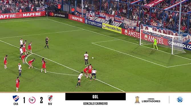 Anteprima immagine per Nacional-URU - River Plate 1 - 2 | GOL - Gonzalo Carneiro