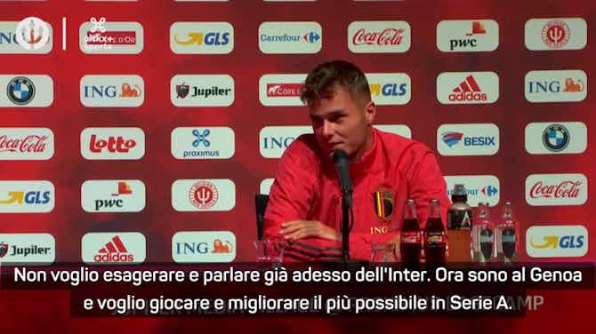 Anteprima immagine per Zinho Vanheusden: "Bello vivere in Italia. L'Inter? Ora penso al Genoa..."