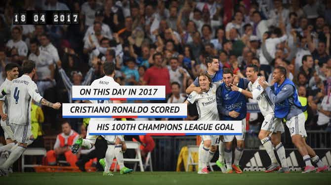 Preview image for On this Day: Ronaldo scores his 100th Champions League goal