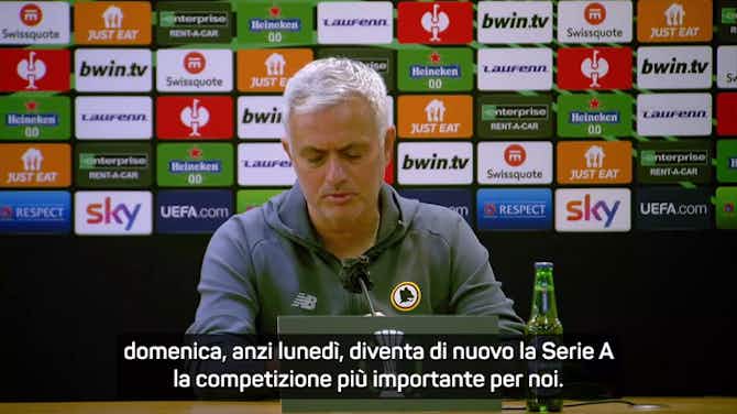 Anteprima immagine per Mourinho: "Il Napoli? Gioca per lo scudetto, ma vogliamo rispetto"