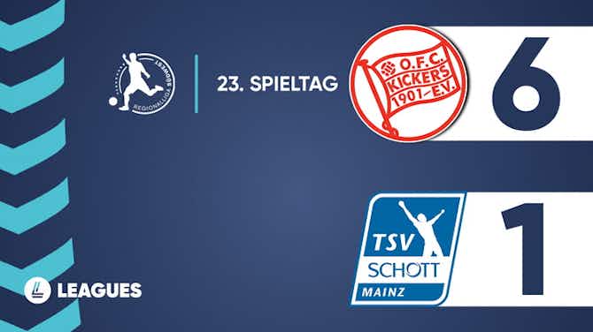 Vorschaubild für Regionalliga Südwest - Kickers Offenbach 6:1 Schott Mainz