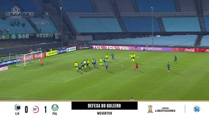 Imagem de visualização para Liverpool-URU - Palmeiras 0 - 1 | DEFESA DO GOLEIRO - Weverton