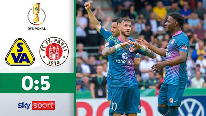 Vorschaubild für SV Atlas Delmenhorst - FC St. Pauli | Highlights - 1. Runde | DFB Pokal 2023/24