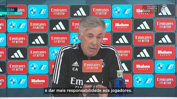 Imagem de visualização para Ancelotti diz que é normal técnico ser demitido e cita Guardiola como invicto