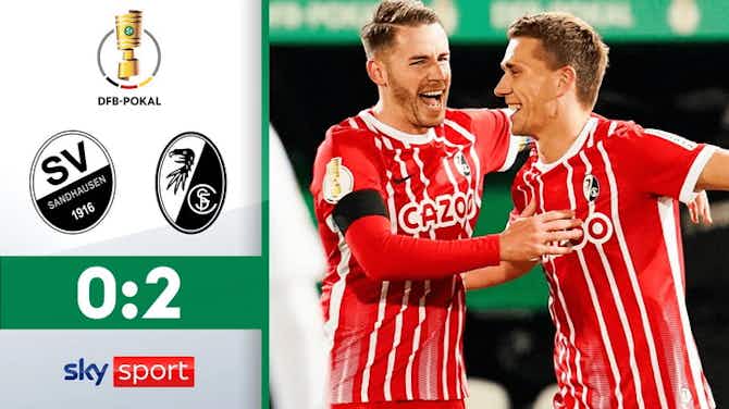 Vorschaubild für Petersens Traumtor! | SV Sandhausen - SC Freiburg | Highlights - Achtelfinale | DFB-Pokal 2022/23