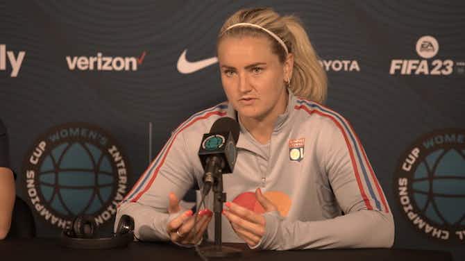 Preview image for Lindsey Horan on Lyon team culture #WICC2022