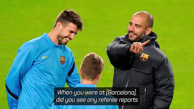 Preview image for 'The only scandal was how we played' - Guardiola not impressed by Barcelona corruption question